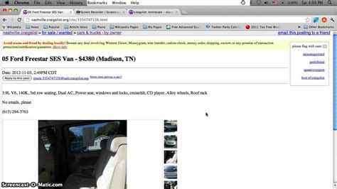 Search Used Cars for Sale by Owner in Nashville. . Craigslist cars for sale nashville tn